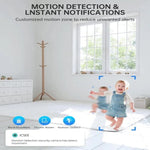 Smart 360° Security Camera with HD 1080P and Light Source