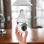 Smart 360° Security Camera with HD 1080P and Light Source