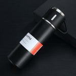 Double-walled stainless steel vacuum flask for coffee