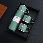 Double-walled stainless steel vacuum flask for coffee