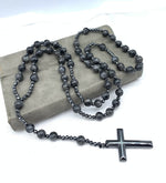 Spiritual Pendant with Tiger's Eye and Lapis Lazuli – Rosary for Men