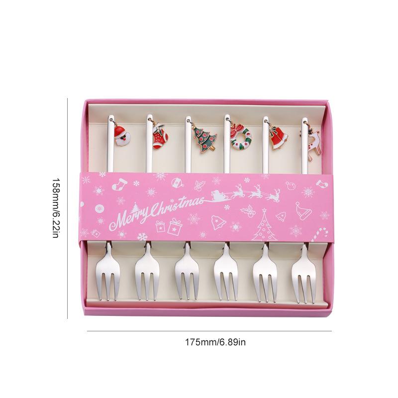 Metal Spoon Gift Set for Home Christmas Decorations