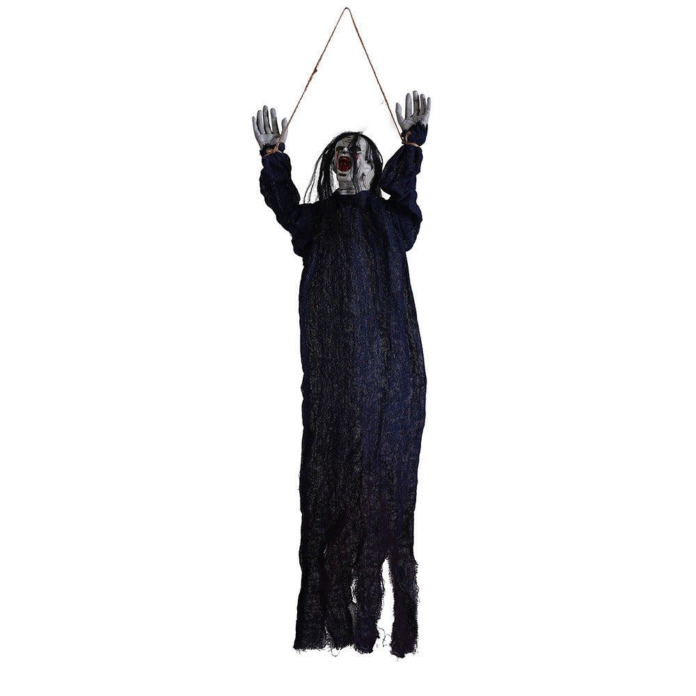 Creepy Halloween Decoration - Floating Ghost with Bloodstains