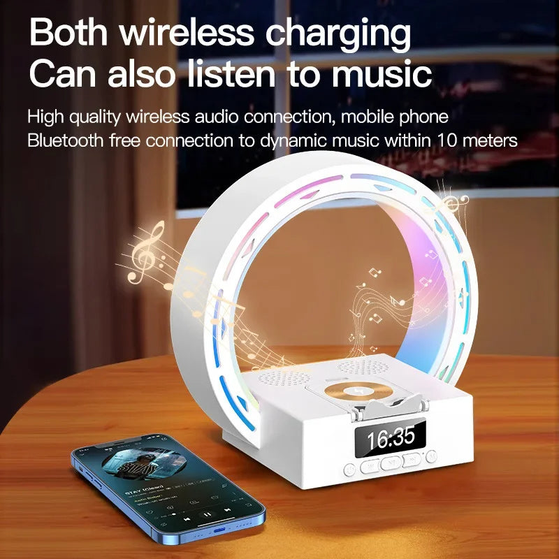 Vielseitige Bluetooth-Lampe mit Ladefunktion und Wecker