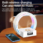 Multifunctional Bluetooth lamp with integrated charging station and alarm clock