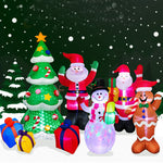 Christmas decorations – snowman or Christmas tree with lighting
