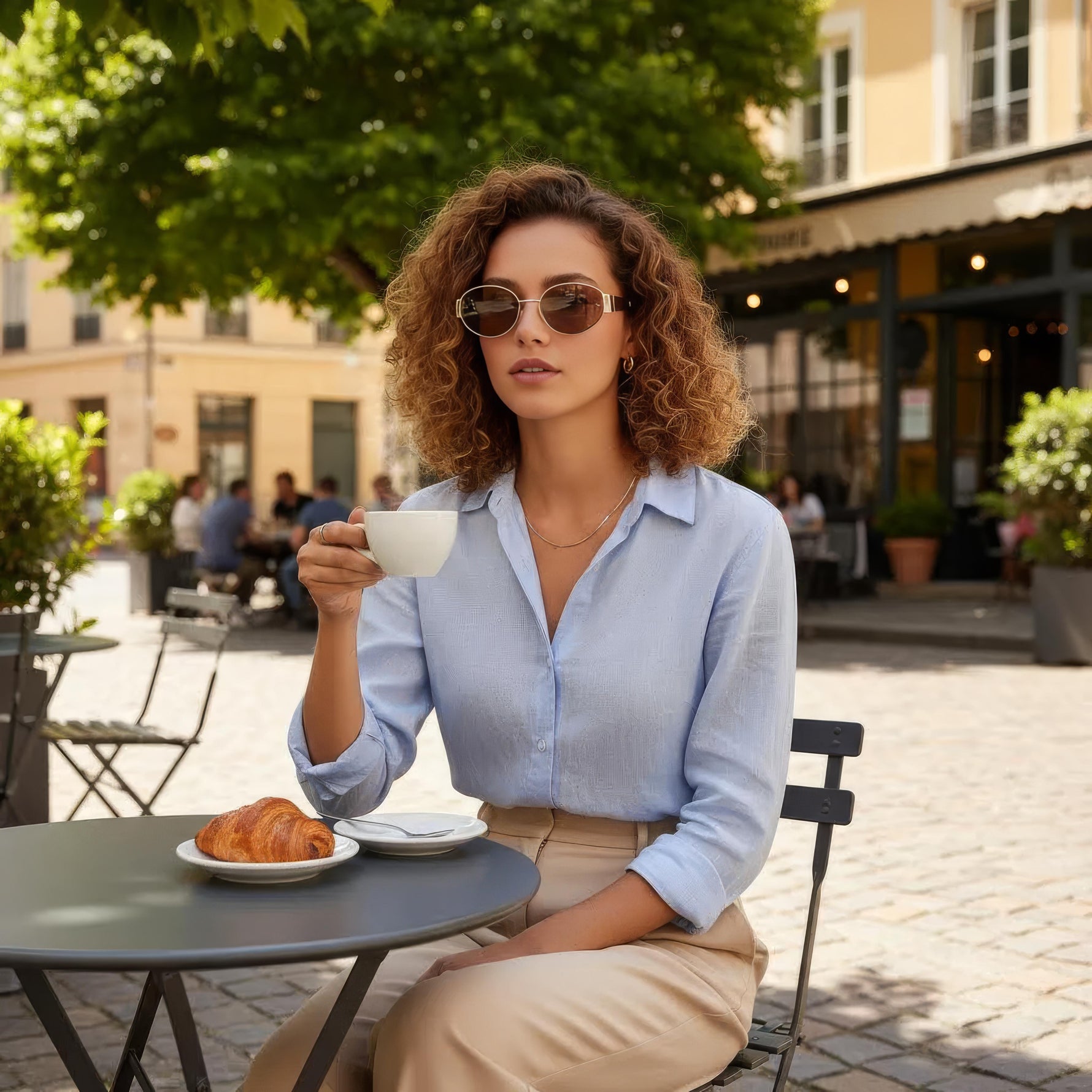 Sonnige Eleganz – Schicke Sonnenbrille für optimalen Schutz
