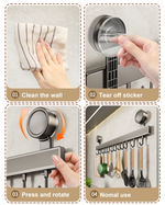 Wall Hook Rack for the Kitchen – ChefSpace Voltyx