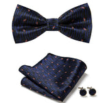 Elegantes Set mit stilvollen Fliegen und Accessoires