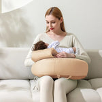 Ergonomic Nursing Pillow with Back Support for Comfortable Feeding