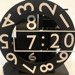 Elegante Rotationsuhr – Stylische Tisch- und Wand-Uhr für Zuhause und Büro