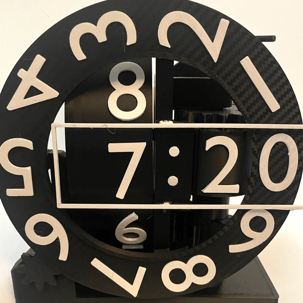 Elegante Rotationsuhr – Stylische Tisch- und Wand-Uhr für Zuhause und Büro