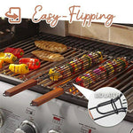 Tragbarer Grillkorb für Outdoor BBQ - Antihaft & Effizient