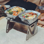 Portable Foldable Stainless Steel Grill for Camping and Picnics