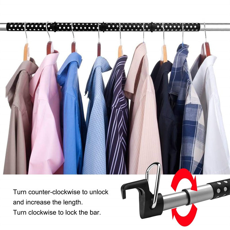 Adjustable Garment Rack for Vehicles
