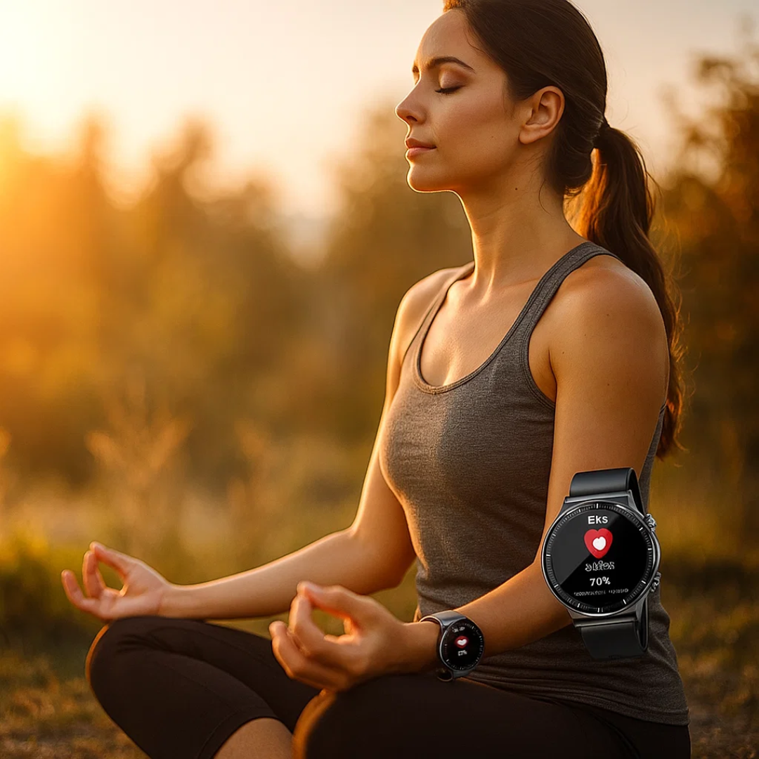 Smart ECG smartwatch with precise sensor technology