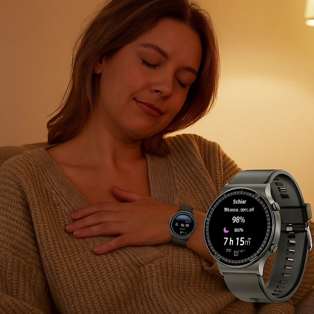Smart ECG smartwatch with precise sensor technology