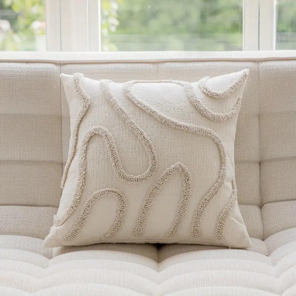 Elegant Chenille Pillow Cover with Stylish Design