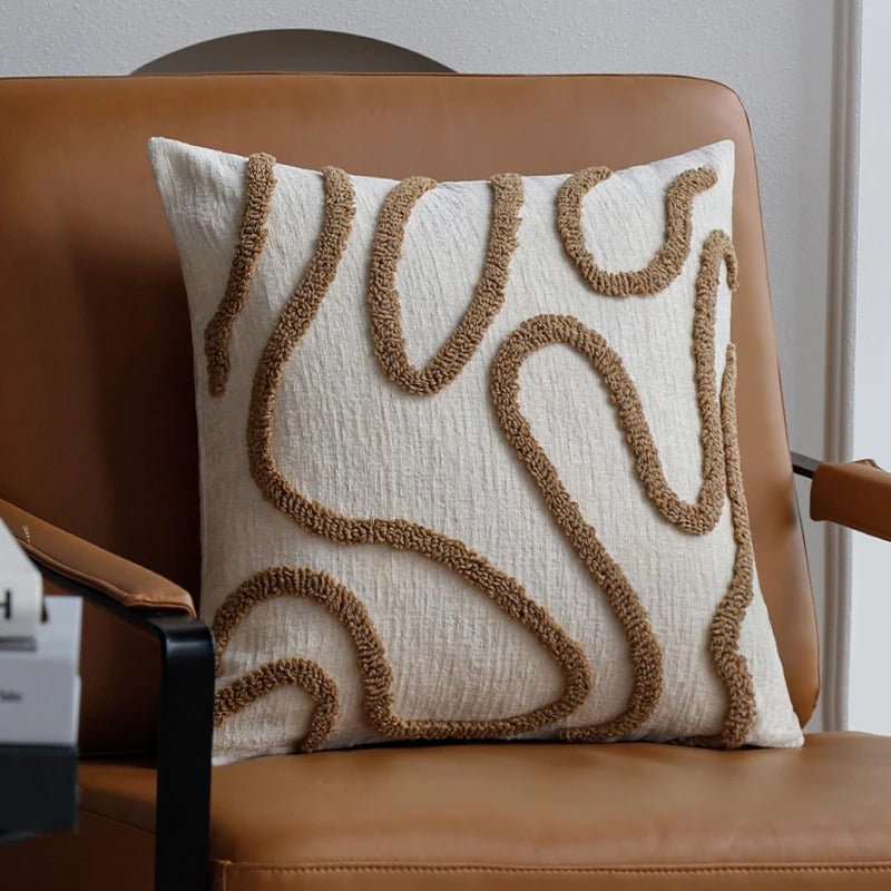 Elegant Chenille Pillow Cover with Stylish Design