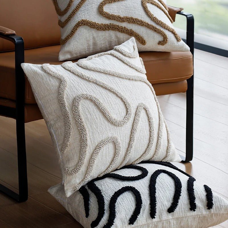 Elegant Chenille Pillow Cover with Stylish Design