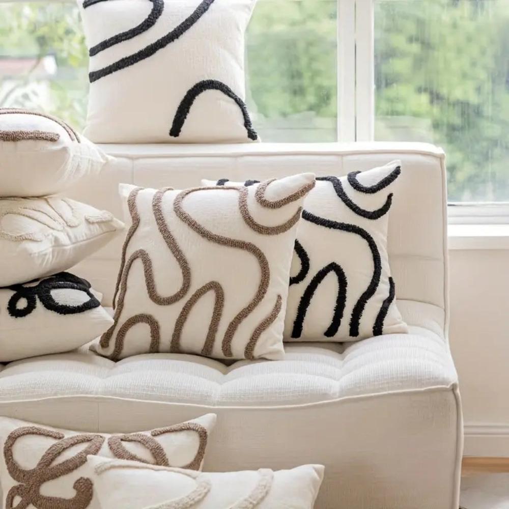 Elegant Chenille Pillow Cover with Stylish Design