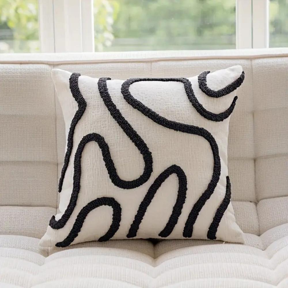 Elegant Chenille Pillow Cover with Stylish Design