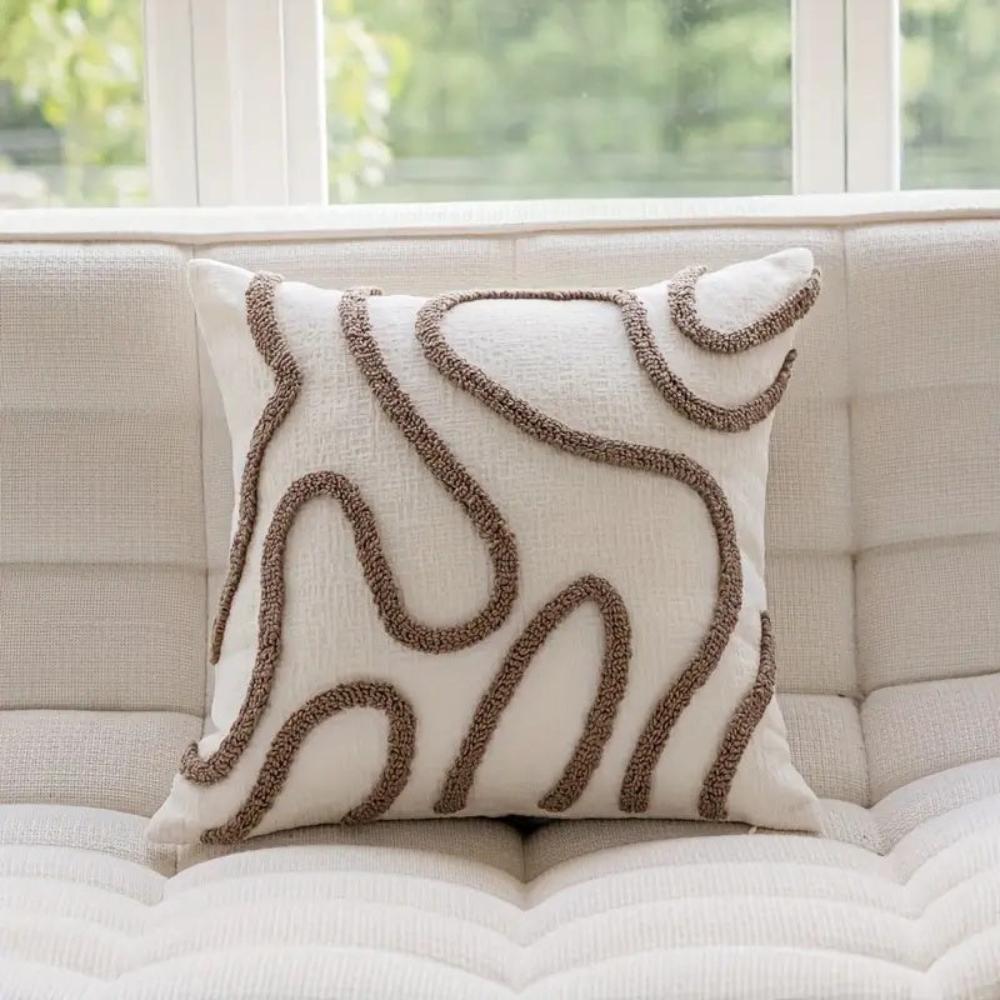Elegant Chenille Pillow Cover with Stylish Design