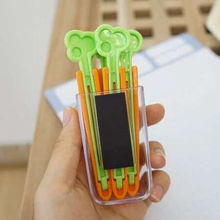 5 Carrot-shaped Food Sealing Clips