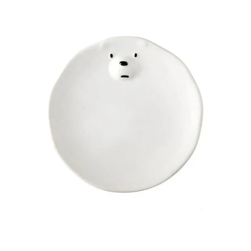 Playful Polar Bear Ceramic Dinnerware Set for Any Occasion
