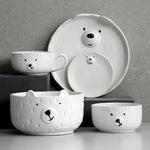 Playful Polar Bear Ceramic Dinnerware Set for Any Occasion