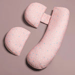 U-Shaped Pregnancy Pillow - Full Body Support & Washable Cover