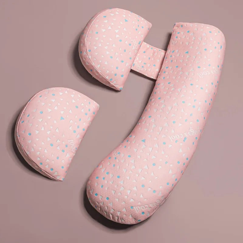 U-Shaped Pregnancy Pillow - Full Body Support & Washable Cover