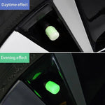 20er-Pack Neon-Grüne Leuchtende Ventilkappen für Reifen – Ohne Batterie, Universelle Passform