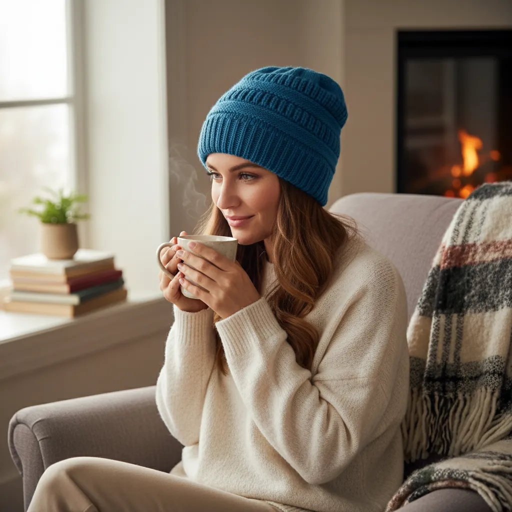 WinterEleganz – Handgefertigte Damenmütze für wohlige Wärme