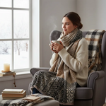 Nordischer Charme – Eleganter Winterschal für Damen