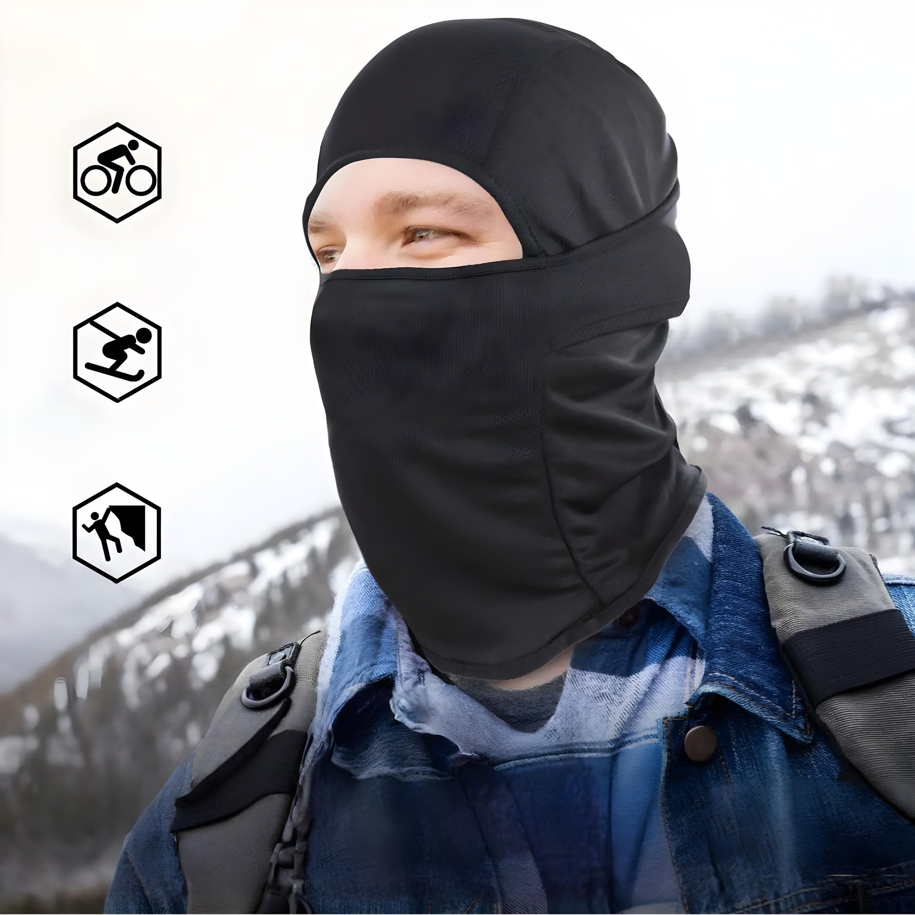 Wärmeschutz-Haube – Atmungsaktive Schutzmaske für kaltes Wetter