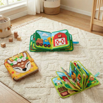 Learning book set of 3 parts for Montessori play and stories