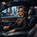 Elegante Sonnenbrille mit robustem Metallrahmen und UV-Schutz