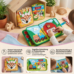 Learning book set of 3 parts for Montessori play and stories