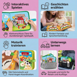 Learning book set of 3 parts for Montessori play and stories