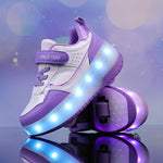 Lichtzauber Rollschuhe – Stylische Sneakers für Kinder