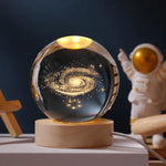 3D Crystal Galaxy Ball