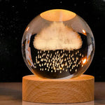 3D Crystal Galaxy Ball