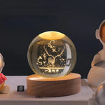 3D Crystal Galaxy Ball