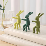 Hasenförmiger Pflanzenhalter | Stängelstütze für Vasen | 7 cm