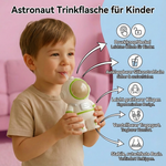 Astronaut-themed water bottle for children