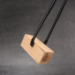 Tragbare Hitzebeständige Grillzange aus Holz mit Kohlenstoffklemme