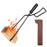Robuste BBQ Zange für müheloses Grillen und Holzmanagement
