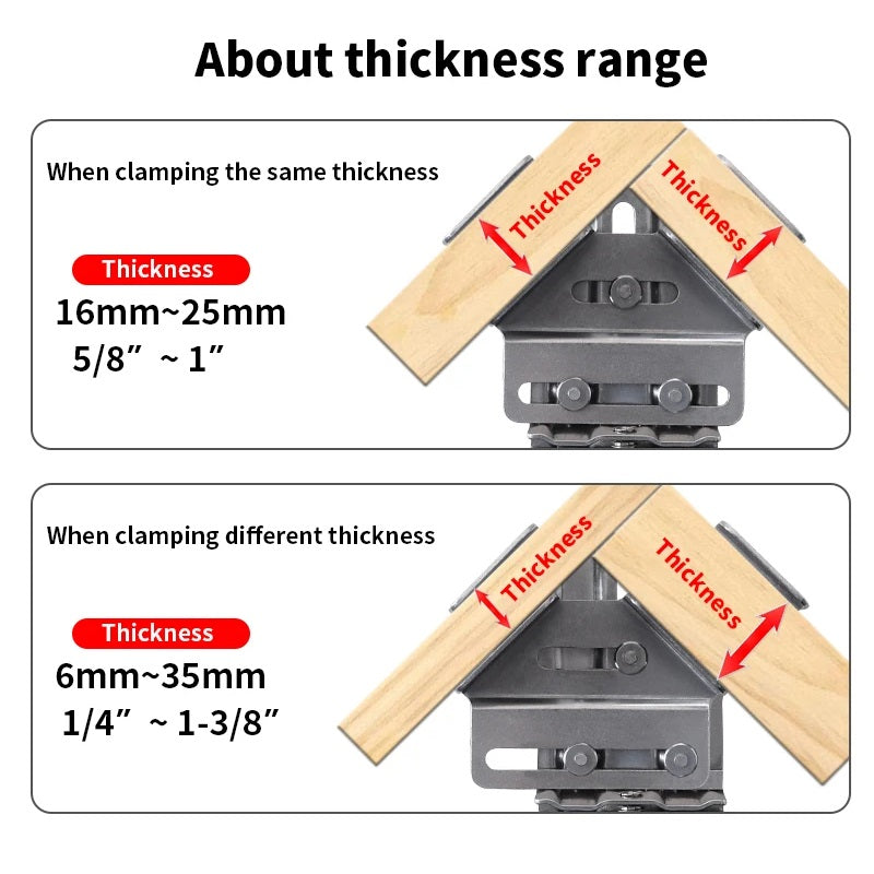 Multifunctional Wood Corner Clamp Tool