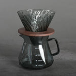 Clear Glass Coffee Maker for Filter Coffee and Teapot